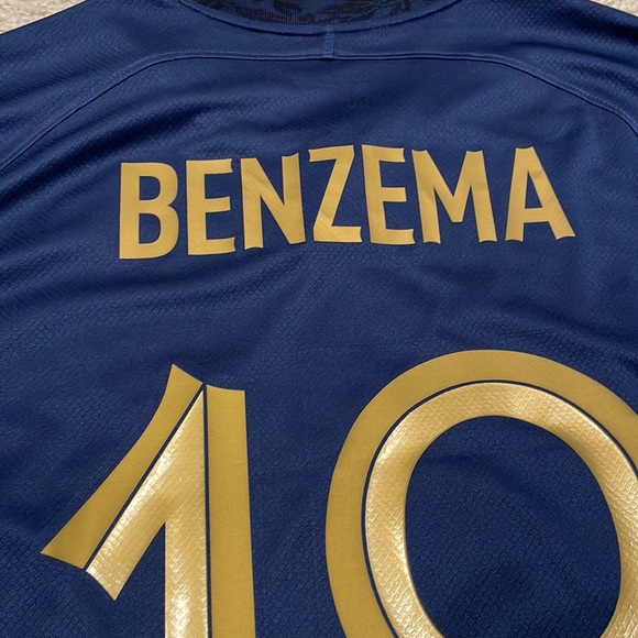 Men's Nike Benzema France Home Jersey 2022 size L brand new with tag - Picture 8 of 9